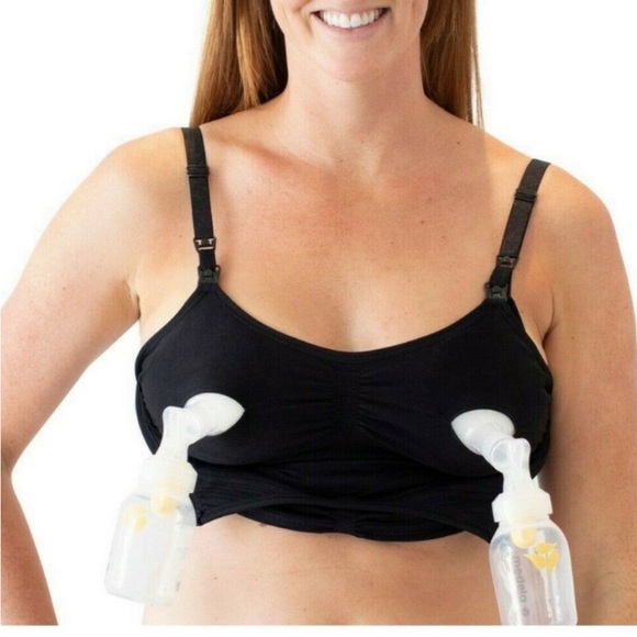 KINDRED BRAVERLY I Bra Sublime Hands-Free Pumping & Nursing Black Size Small - Picture 12 of 16